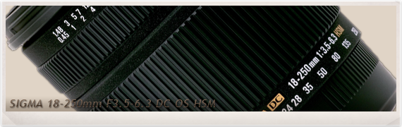 SIGMA 18-250mm F3.5-6.3 DC OS HSM