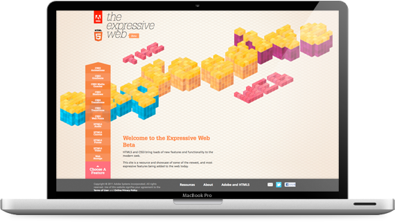 HTML5 and CSS3 - Adobe - The Expressive Web - Beta