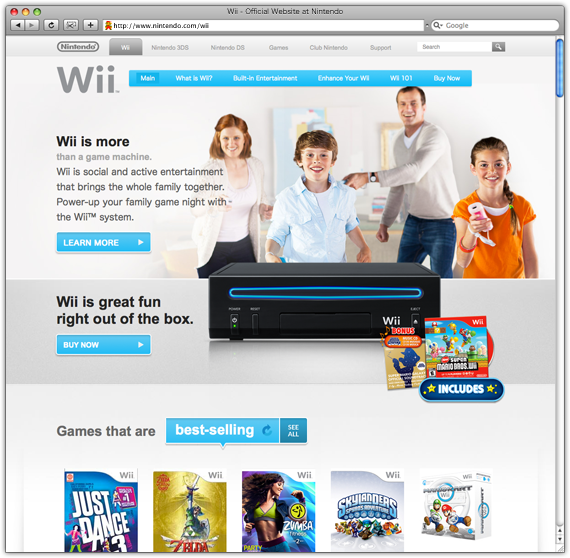 Wii - Official Website at Nintendo