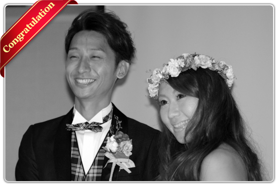 Happy Wedding Masayoshi and Kaori July 26th, 2014